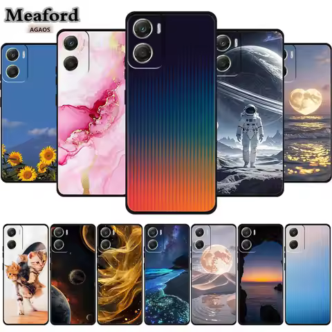 Case For Motorola Moto G06 G 06 4G Soft Silicone Phone Cover Funda Black TPU Protective Bumper Back 