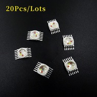 20 pcs/pack JINGXING 10W RGBWA UV 6 in 1 LED Bead Lamp Source Led Chip LED Lamp Bead Led light For L