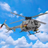 C186S Remote Control Helicopter Simulation Brushless Airplane Model BO-105 Light Flow Positioning To