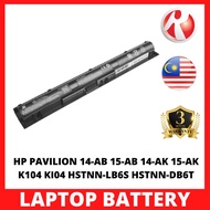 HP PAVILION 14-AB 15-AB 14-AK 15-AK K104 KI04 HSTNN-LB6S HSTNN-DB6T LAPTOP BATTERY REPLACEMENT