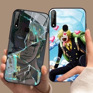 YS-74 monkey D Luffy HD Glass Casing for OPPO A31 A32 A53 A53S A33 Realme 7i C17
