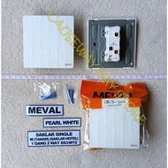 SINGLE IB SWITCH (TANAM) (HOTEL SWITCH) 1 GANG 2 WAY SS3-W12 Meval