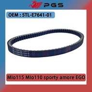 PGS 5TL-E7641-01 Motorcycle Scooter Moped Drive Belt 843x18.5 For Mio115 Mio110 sporty amore EGO 5TL