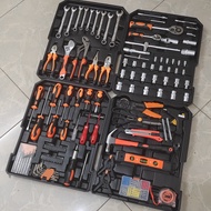 REAIM Tool Kit 187/85/82 PCS Perkakas Bengkel Dan Rumah Tools Set 187pcs alat kunci pas soket