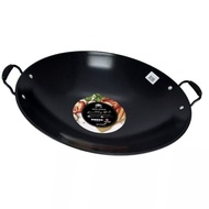 Non Stick Double Handle Enamel Wok / Kuali Hitam / Kwali Hitam (32cm  35cm / 38cm / 40cm /43cm / 45c