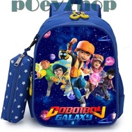 Tql "PREMIUM" BOBOIBOY GALAXY Character Children's School Backpack 2in1/get Pencil Case/Kindergarten Elementary School Children's School Backpack/Can Pay On The Spot