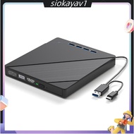 7 in 1 External CD/DVD Drive Optical Drive CD/DVD Disk Drive Burner
