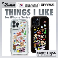 DPARKS Things I Like iPhone 13/ 13 Pro/ 13 Pro Max/ 12 mini/ 12 Pro/ 12 Pro Max Full Protective Phon