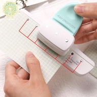 3-Hole,6-hole Punch, 4mm Hole Diameter Manual Hole Puncher for M5 Binders, Portable Paper Punch for 