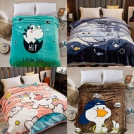 Mink Blanket 1.55kg Size 5 Feet 150*200cm Thick Soft Comfortable To Cover Many Main Patterns