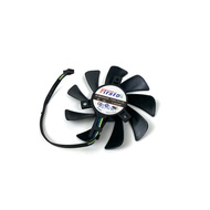 [ZESSZ] Ball bearing 85mm 4Pin 12V GPU cooling fan For AMD HP RX480 RX580 4G 8G Video card Cooling c