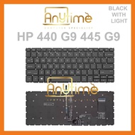 KEYBOARD - HP 440 G9 (BLACK & LIGHT) 445 G9