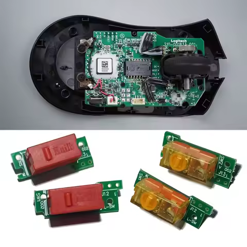 2Pcs Mouse Repair Parts Mouse Micro Switch for logitech G703 G703 hero Mouse Button Board