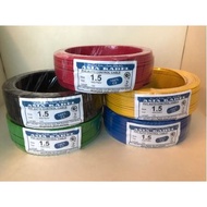 ASIA KABEL 1.5mm PVC CABLE Wiring Cable For Electrician / Wireman / Household 【100% PURE COOPER】