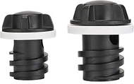 2 Pack Drain Plugs for RTIC Coolers, Large & Small Cooler Drain Plugs Compatible with RTIC 20QT, 45Q