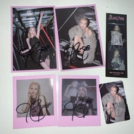 Blackpink rose親筆簽名官方演唱會小卡 $180@2