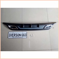 ▬ ◐ ✹ Rear Bumper Diffuser Black for Toyota Vios 2019 to 2023