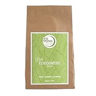 Organic Coconut Flour Premium BIOMOND 500 g Unroasted Raw Food Quality Gluten-Free Freshly Ground Low Carbon Vegan Vegetable Protein