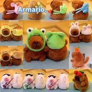 ARMARIO Capibara Doll, Multicolor Plush Water Dolphin Doll, Kawaii Stuffed Animals 10-13cm Kapibala 