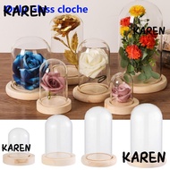 KAREN Glass cloche Home Decor Plants Glass Vase Terrarium Transparent Bottle Flower Storage box