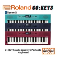 Roland GO:KEYS 3 61-Key Touch-Sensitive Portable Keyboard With Adapter - Midnight Blue ( GO-61K / GO