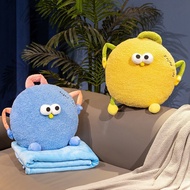 Pillow With Blanket Plush Toy Multifunction Cartoon Pillow With Blanket 2 in 1 Car-Aircon Quilt