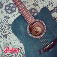 Handmade! Pak-leaf vintage folk wooden guitar beginner student male and female beginner primer 41 in
