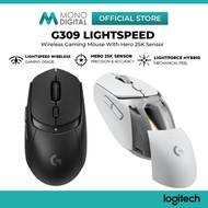 Logitech G309 LIGHTSPEED Wireless Gaming Mouse - HERO 25K Sensor 68g Lightweight LIGHTFORCE Hybrid S