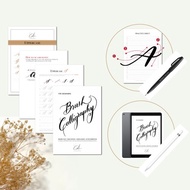 西洋書法 大寫 練習 Uppercase Pentel Brush Pen 舒壓 禮品