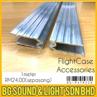 [100cm] 2Pcs Aluminium Hard Case / Flightcase U / M plywood cover | 9MM PLYWOOD