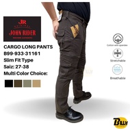 JOHN RIDER Brand Men’s Slim Fit Tactical Cargo Long Pants (B99-933-31161)