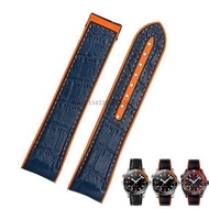 ☃ สายนาฬิกาซิลิโคน 20 มม. 22 มม. สำหรับ OMEGA Seamaster 300 Speedmaster สายพับหัวเข็มขัดสร้อยข้อมือผ