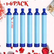 Outdoor Water Filter, Straw Water Filter, Emergency Survival Water Purifier for Prepper Emergency Eq