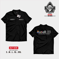 KARIMAKE Polo Shirt Kaos Polo OPPO RENO 8 Kaos Handphone