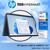 HP Spectre x360 14-ef0001TU 13.5" WUXGA Laptop/ Notebook (i7-1255U, 16GB, 1TB, Intel Iris Xe, W11H, 