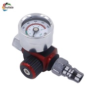 [chulisia] Paint Air Pressure Regulator 1/4-g Accessory 0-10Bar 0-140PSI Quick Connect Adapter for P