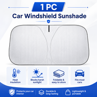 Blok 99% UV & Kekal Sejuk! car window sun shade Free storage bag included Foldable Car Windshield Su