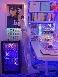 Tủ lạnh bảo quản mỹ phẩm chính hãng HCK SC98ZZ dung tích 88L phong cách retro có đèn LED nh