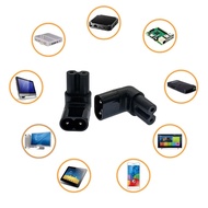 Kellnny US Standard Electrical Plugs Adapter IEC 320 C14 Male to IEC 320 C13 Female Plugs