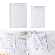 zebecc A4 Acrylic Clipboard A4 A5 Clipboard Paper Writing Board with Low Profile Clip