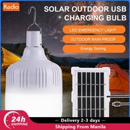 30W 60W 80W Solar Light LED Bulb And Solar Panel USB Rechargeable Lamp Portable Light Bulb For