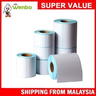 Wenbo A6 Thermal Paper Label Roll Sticker Shopee Shipping Waybill Consignment Note 100mm x 150mm