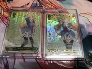 Ws hololive 1set2張簽 ssp 羅森隊 亞綺·羅森塔爾 夜空梅露 1期生 アキ・ローゼンタール／Aki Rosenthal  簽卡 Weiβ Schwarz WeiβSchwarz W