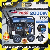 HISAKI LPW252-192FE 498CC Penja Kimpalan Diesel Senyap / Single Phase Silent Diesel Welding Generato