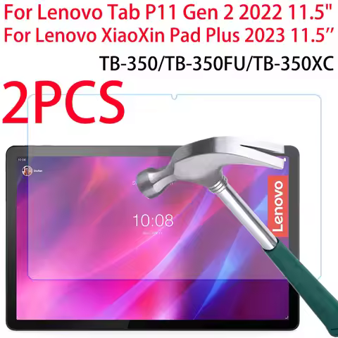 2PC Tempered Glass Film For Lenovo Tab P11 2nd Gen 11.5 inch 2022 Screen Protector For Lenovo XiaoXi