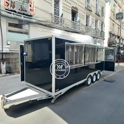 Food Truck Beer Vending Machine Commercial Kitchen Equipment Street Coffee Kiosk Food Truck Trailer 