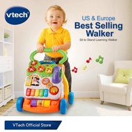 VTech Sit To Stand Learning Baby Walker Toddler Walker - Orange