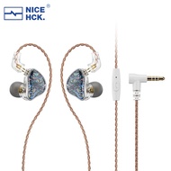 NICEHCK DB2 Earphone 1DD+1BA Hybrid Dual Driver In Ear Monitor Headset IEM Vocal Bass HiFi Music Ear