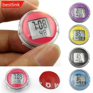 BESTLINK 1Pc Motorcycle Bicycle Waterproof Stick-On Digital Clock H2Y9 P2HA