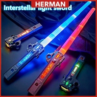 LED Light Up Saber, Lightsaber Sword 7 Colors Changeable with 3 Mode Sound, Expandable Star Wars Lig